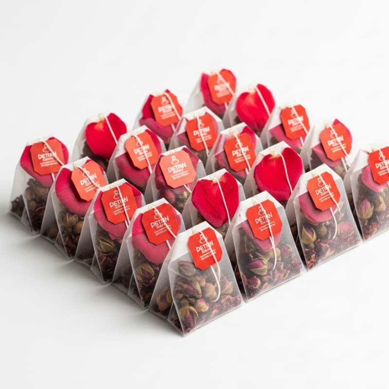 Rose Petals  Buds Red